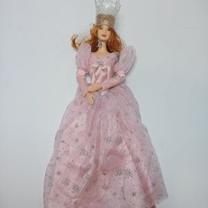 Wizard Of Oz The Good Witch Elegant Pink Princess Doll with Silver Crown